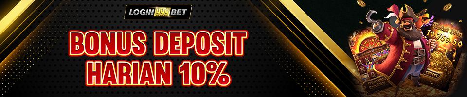 Deposit Bonus Harian 10%